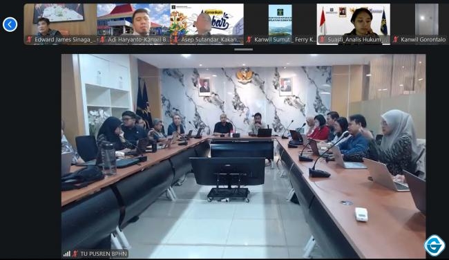 Perkuat Reformasi Hukum, Kanwil Kemenkum NTB Ikuti Evaluasi IRH dan Persiapan Penilaian 2027