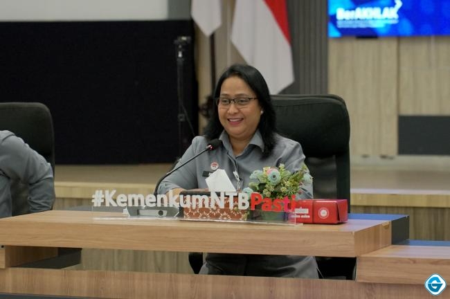 Bagikan Resep Sukses WBBM, Kemenkum NTB Jadi Lokus Studi Tiru KPU NTB