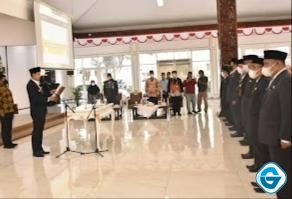 Bupati Kendal Lantik Dan Ambil Sumpah 9 Pimpinan Tinggi Pratama