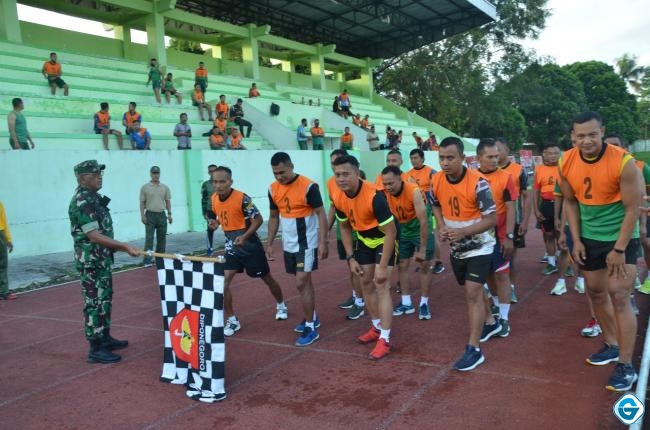 Uji Kemampuan Fisik, Prajurit Korem 073/Makutarama Laksanakan Garjas Periodik