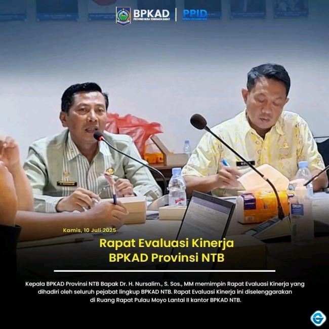 BPKAD Terus Lakukan Konsolidasi dan Evaluasi Guna Tingkatkan Layanan Publik