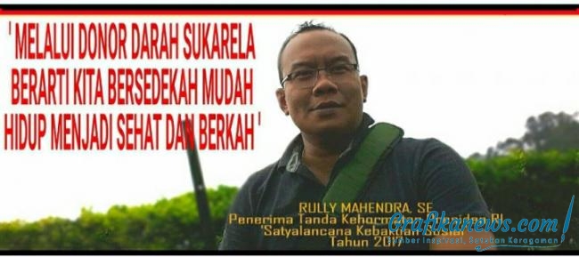 Rully, Pendonor Lebih dari 100 Kali Mendapat Kue Pertama Bupati Lombok Barat
