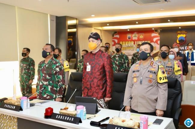 Jelang Lebaran, Polda Jateng Menggelar Rakor Lintas Sektoral Operasi Ketupat Candi 2021