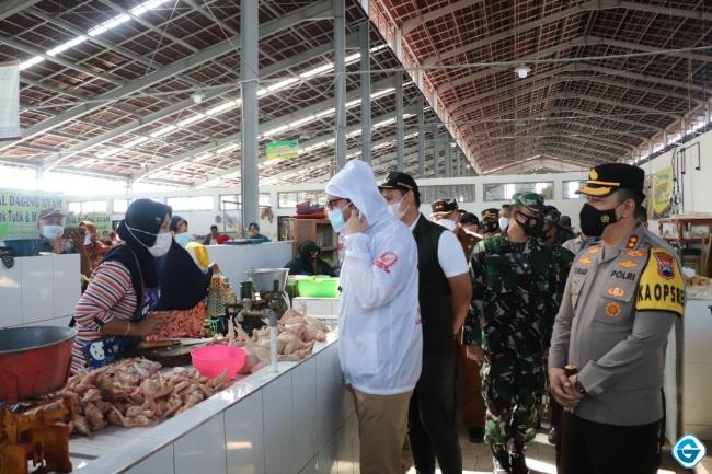 Satgas Covid DPR RI Dorong Posko Pasar Sehat di Kendal jadi Percontohan Nasional.