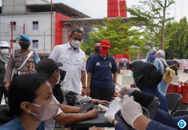 Walikota Hendy Salut Polda Jateng Jemput Bola Vaksinasi Booster di CFD Kota Semarang