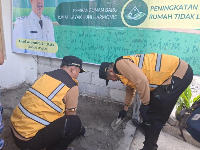 Dinas Perkim Kabupaten Madiun Dukung Program 