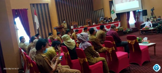 Rapat Paripurna DPRD Tanbu: Penyampaian KUPA untuk Menentukan PPAS APBD 2021