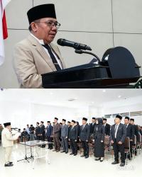 Bupati KLU Lantik Puluhan Penjabat Kepala Desa